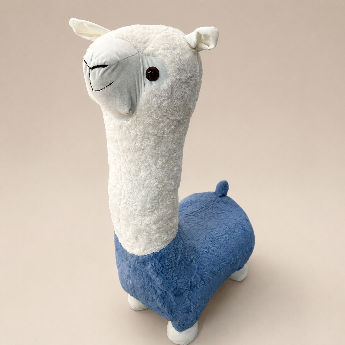 Sculptural Alpaca Stool