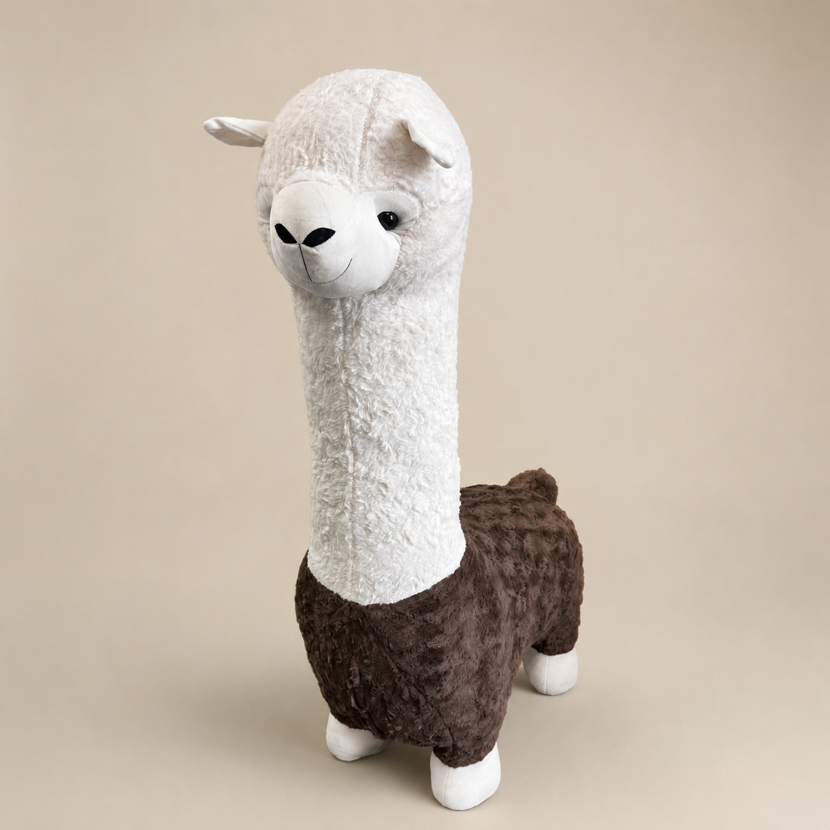 Sculptural Alpaca Stool