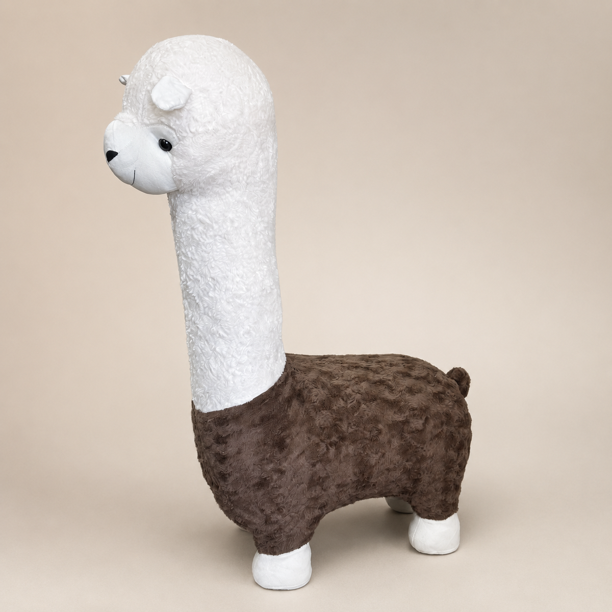 Sculptural Alpaca Stool