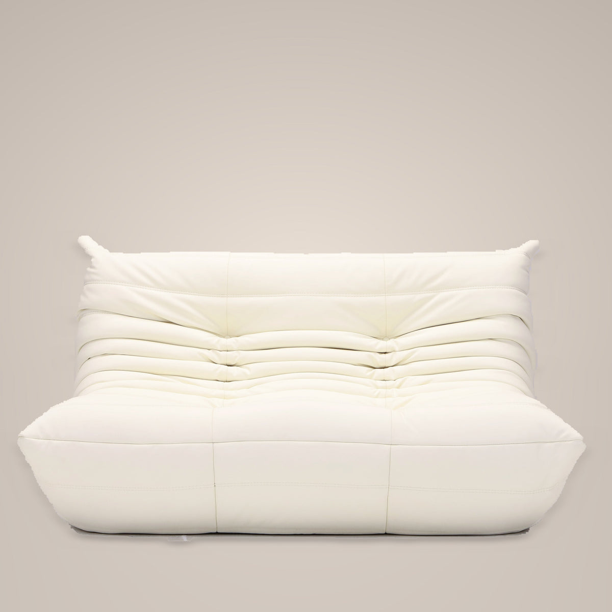 Faux Leather Upholstered 2 Seater Sofa