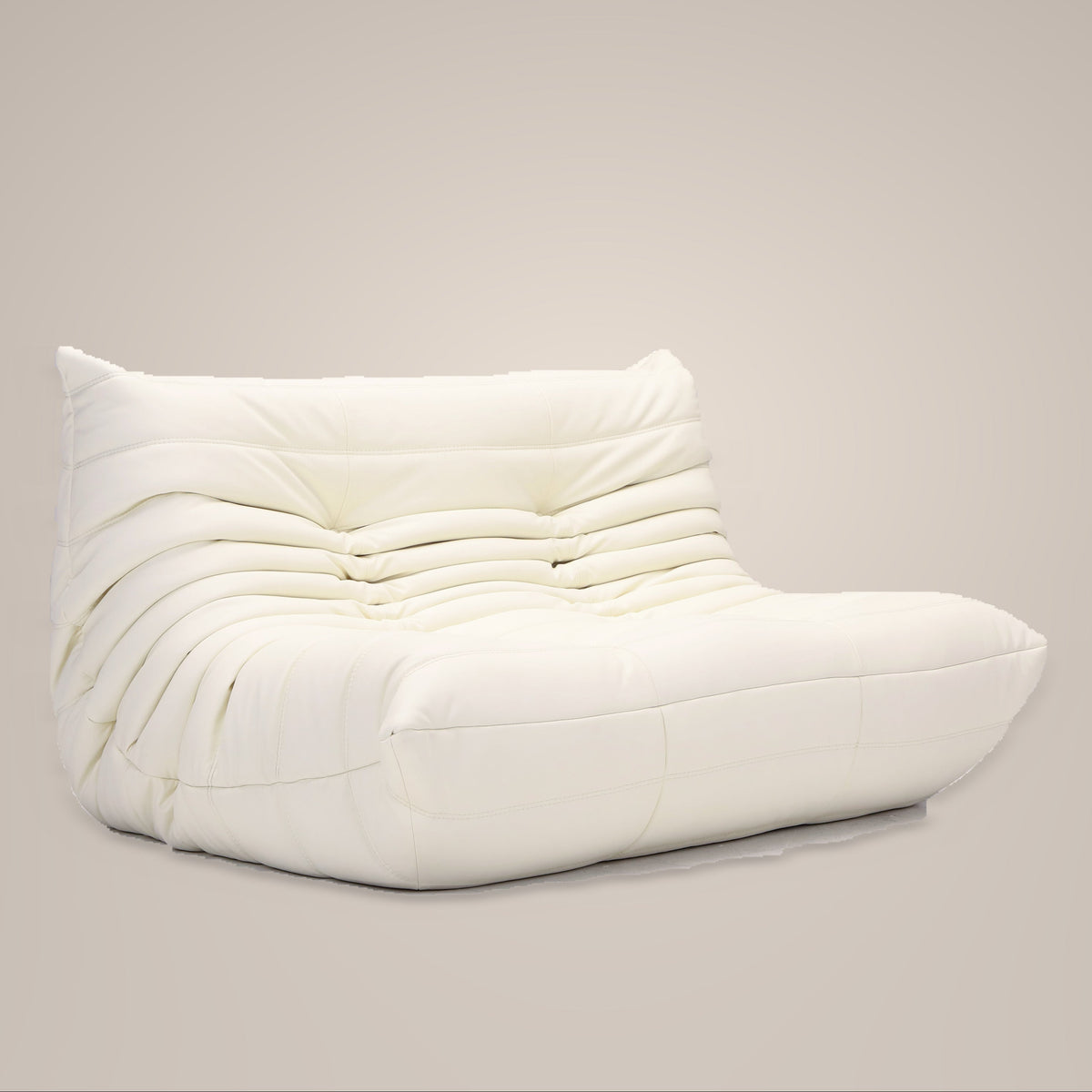 Faux Leather Upholstered 2 Seater Sofa