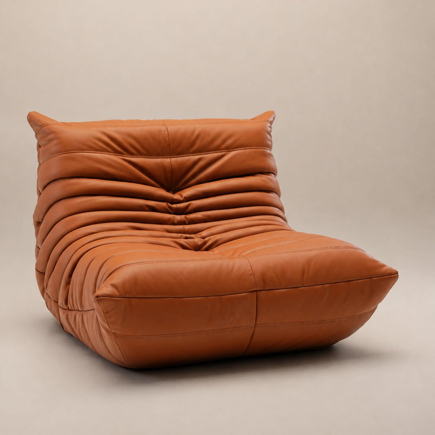 Faux Leather Upholstered Lounge Chair