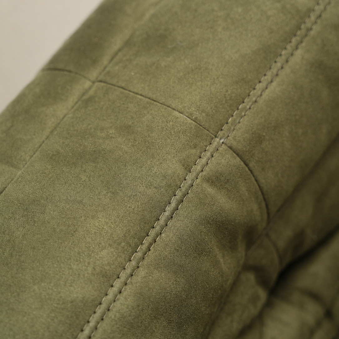 Faux Suede Upholstered Lounge Chair