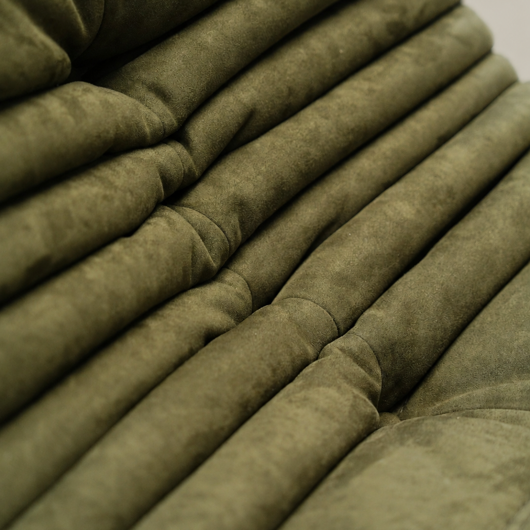 Faux Suede Upholstered Lounge Chair