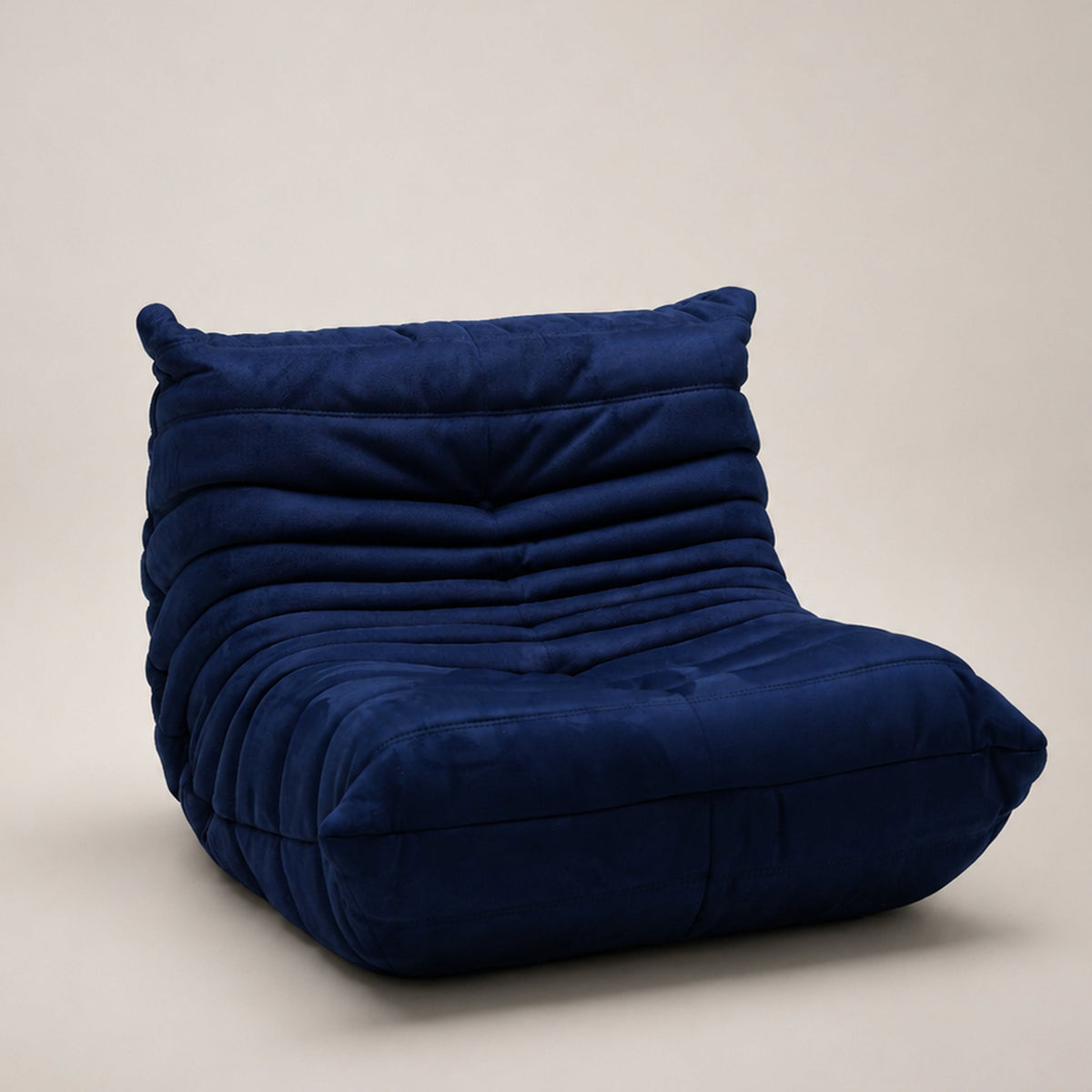 Faux Suede Upholstered Lounge Chair