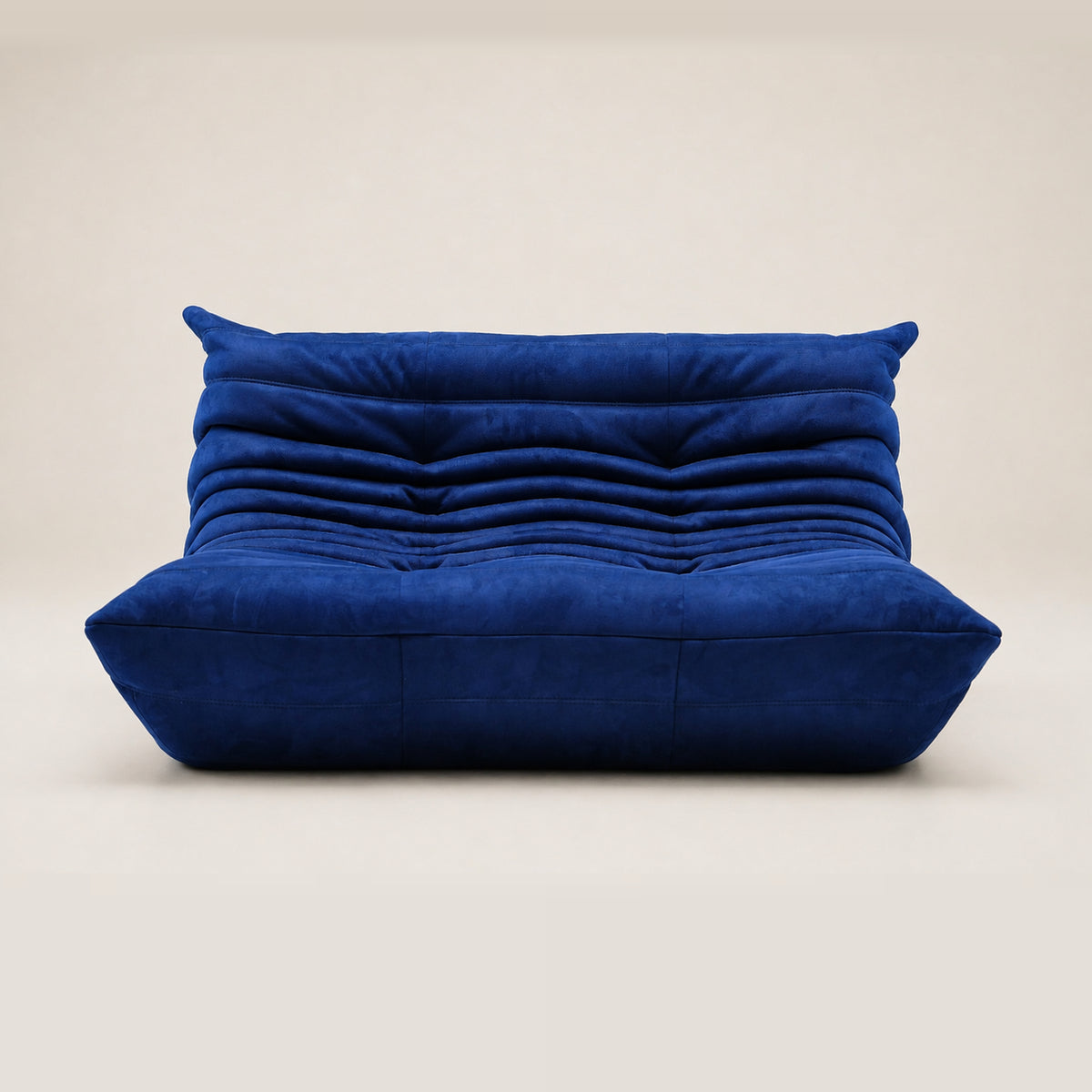 Faux Suede Upholstered 2 Seater Sofa