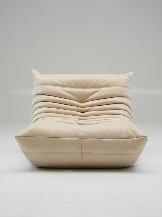 Faux Suede Upholstered Lounge Chair