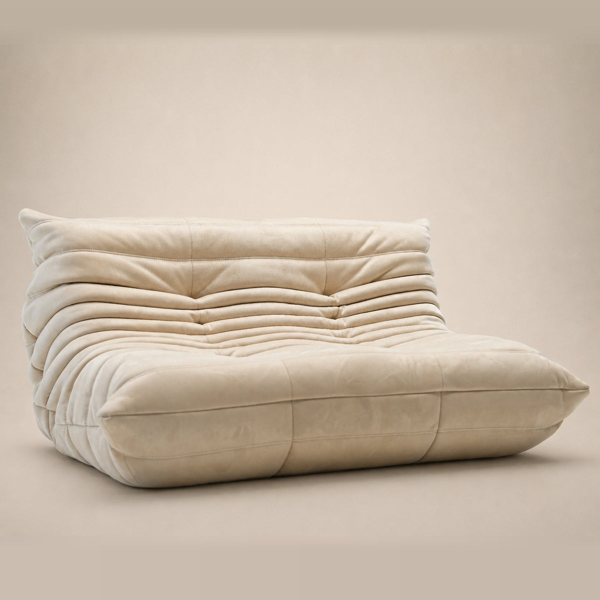 Faux Suede Upholstered 2 Seater Sofa
