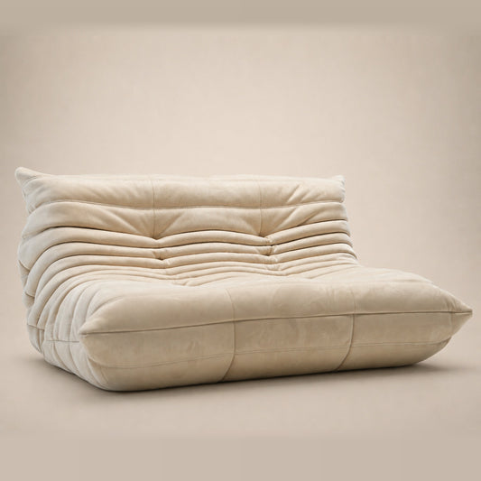 Faux Suede Upholstered 2 Seater Sofa