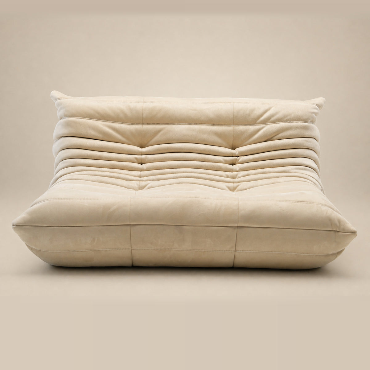 Faux Suede Upholstered 2 Seater Sofa