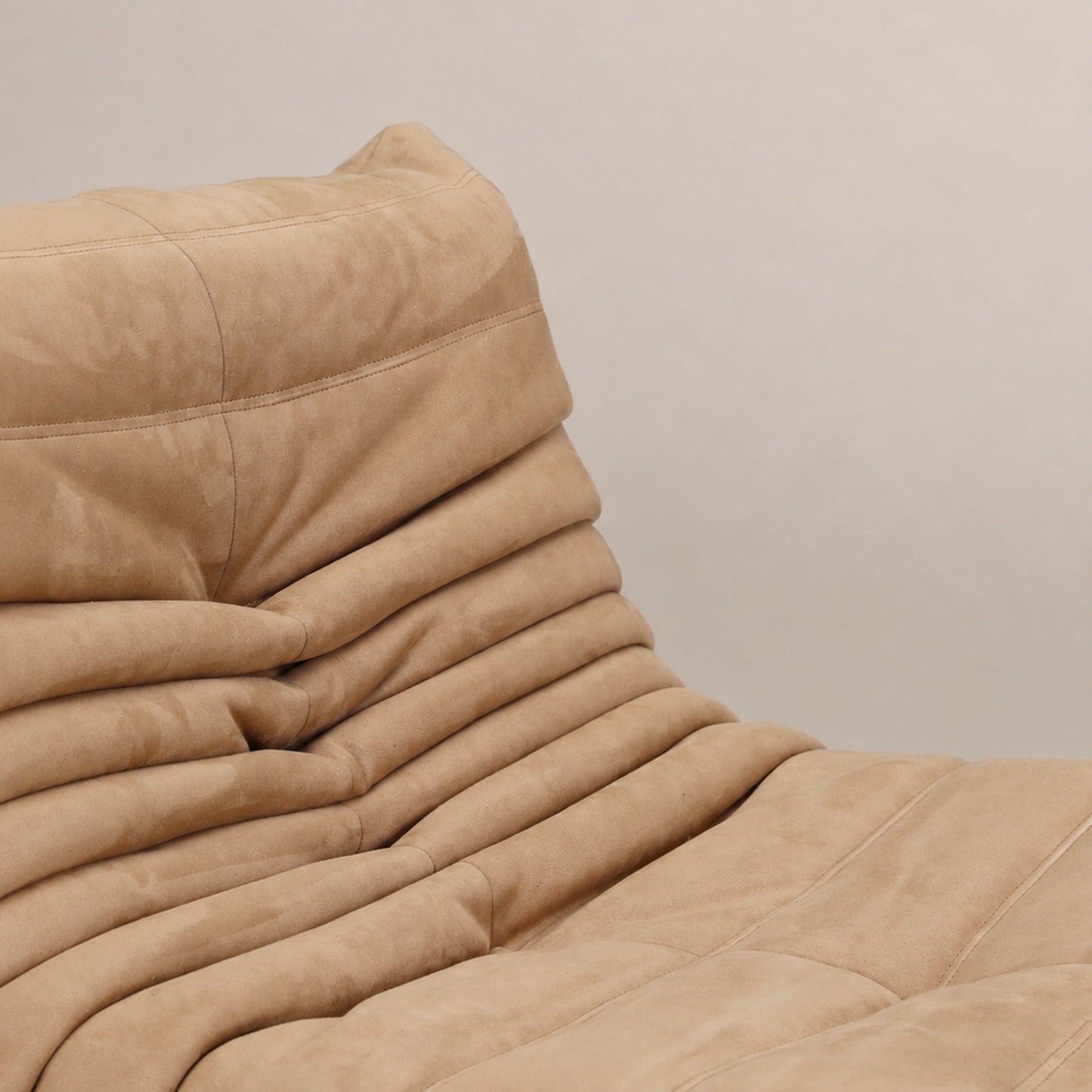 Faux Suede Upholstered Lounge Chair
