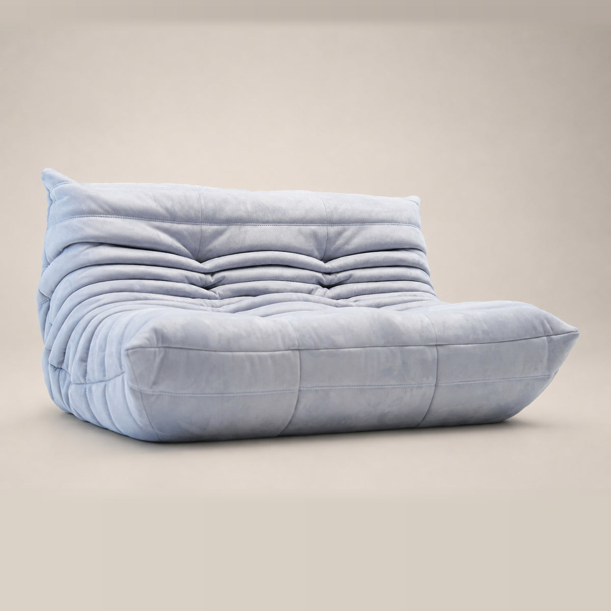 Faux Suede Upholstered 2 Seater Sofa