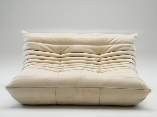 Faux Suede Upholstered 2 Seater Sofa